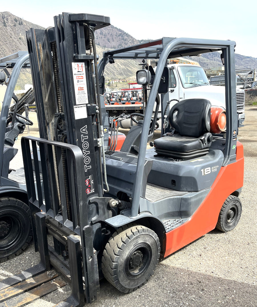 Used forklift for sale in Kamloops | 2017 Toyota  | Model: 8FGU18
