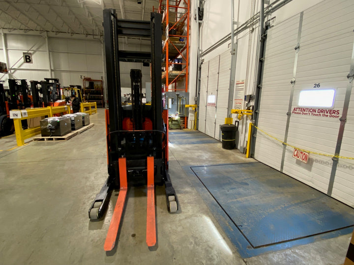 Used forklift for sale in Ajax | 2017 TOYOTA 3,500 LB Electric Reach Truck | Model: 9BR183S241