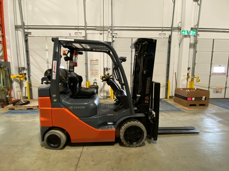 Used forklift for sale in Kitchener | 2021 TOYOTA 5,000 LB IC Cushion Forklift | Model: 8FGCU25