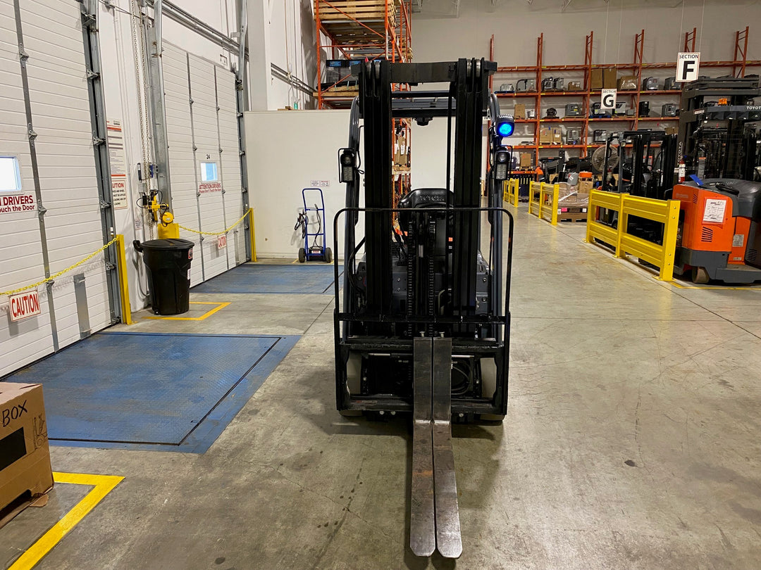 Used forklift for sale in Kitchener | 2023 TOYOTA 3,500 LB 3-Wheel Electric Forklift Longbox | Model: 8FBEH18U
