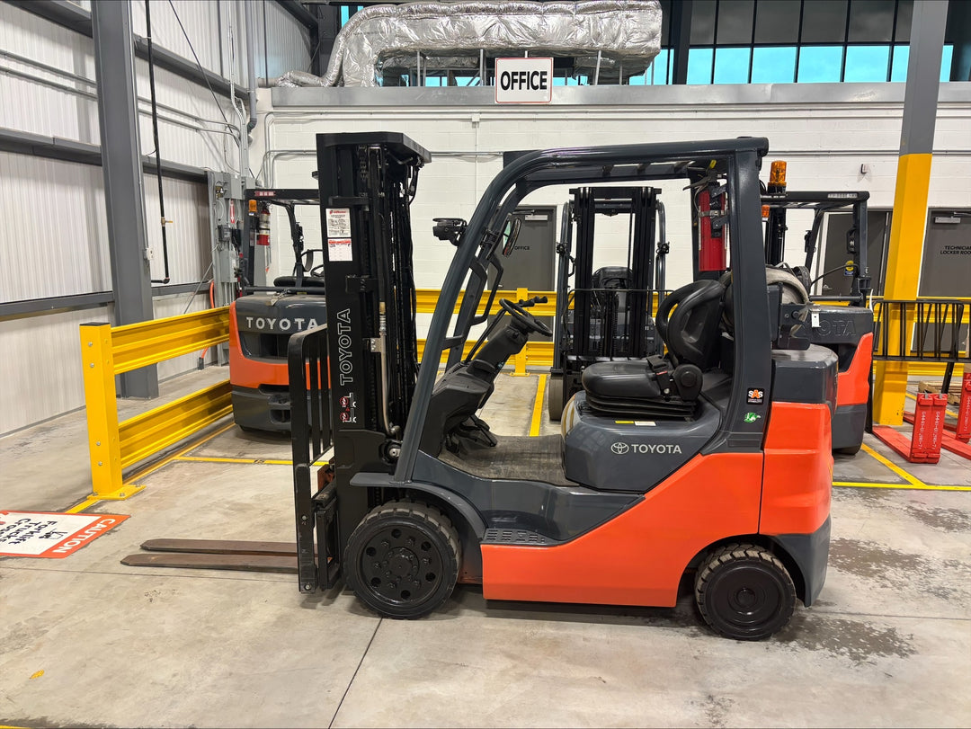 Used forklift for sale in Hamilton | 2021 TOYOTA 5,000 LB IC Cushion Forklift | Model: 8FGCU25