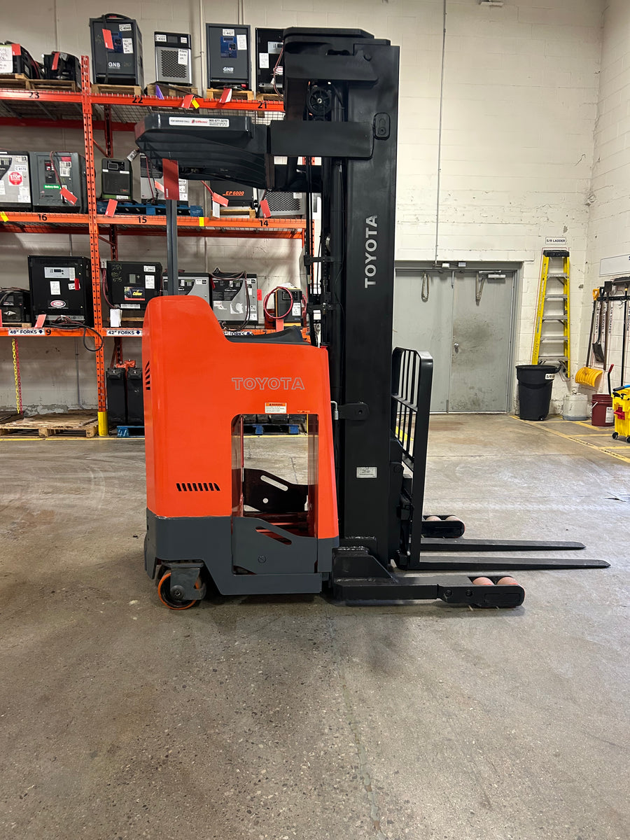 Used forklift for sale in Toronto | 2019 TOYOTA 3500 LB Electric Reach Truck | Model: 9BR182M241