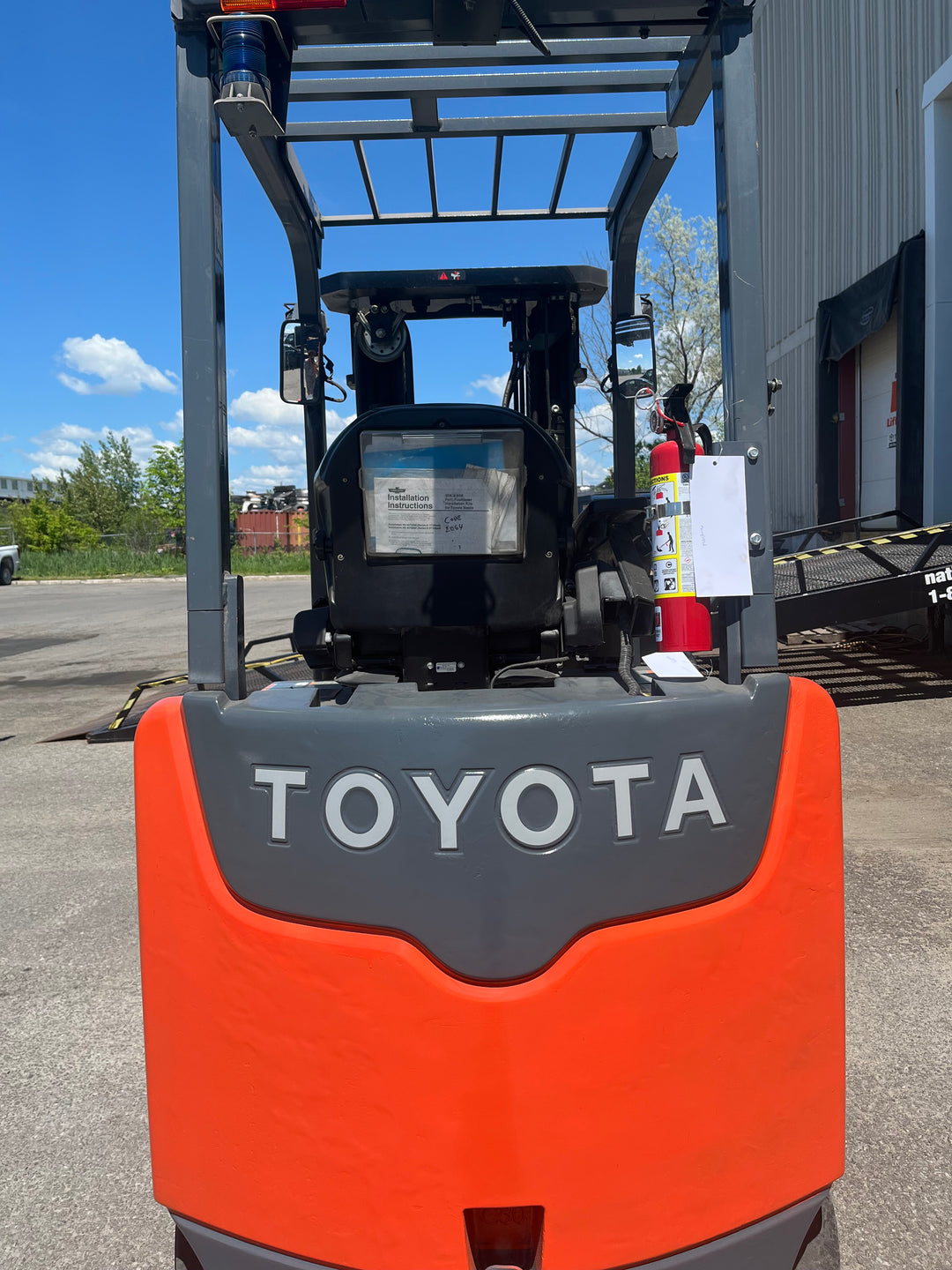 Used forklift for sale in Ottawa | 2019 TOYOTA 6,000 LB Electric Cushion Forklift | Model: 8FBCU30