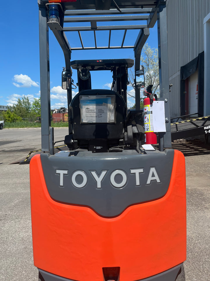 Used forklift for sale in Ottawa | 2019 TOYOTA 6,000 LB Electric Cushion Forklift | Model: 8FBCU30