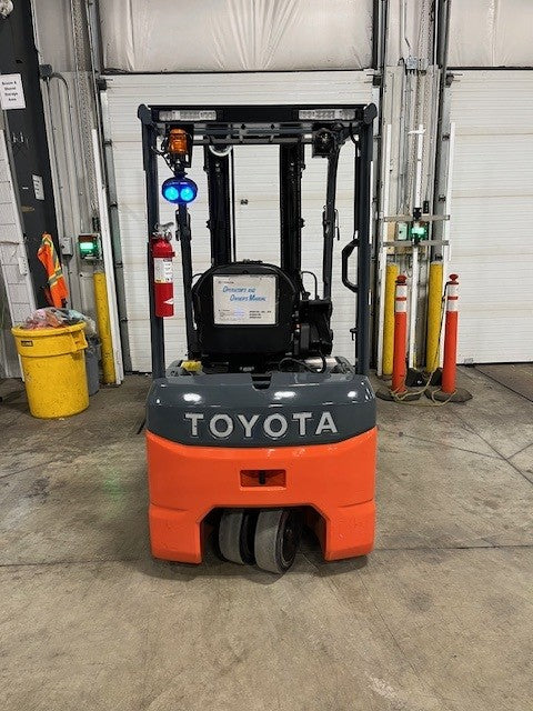 Used forklift for sale in London | 2022 TOYOTA 3,500 LB 3-Wheel Electric Forklift | Model: 8FBE18U
