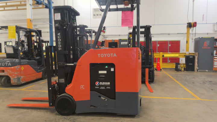 Used forklift for sale in Lachine | 2018 TOYOTA 4,000 LB Electric Standup Counterbalance | Model: 8BNCU20M188