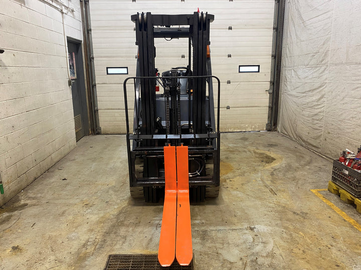Used forklift for sale in Barrie | 2021 TOYOTA 5,000 LB Electric Cushion Forklift | Model: 8FBCU25