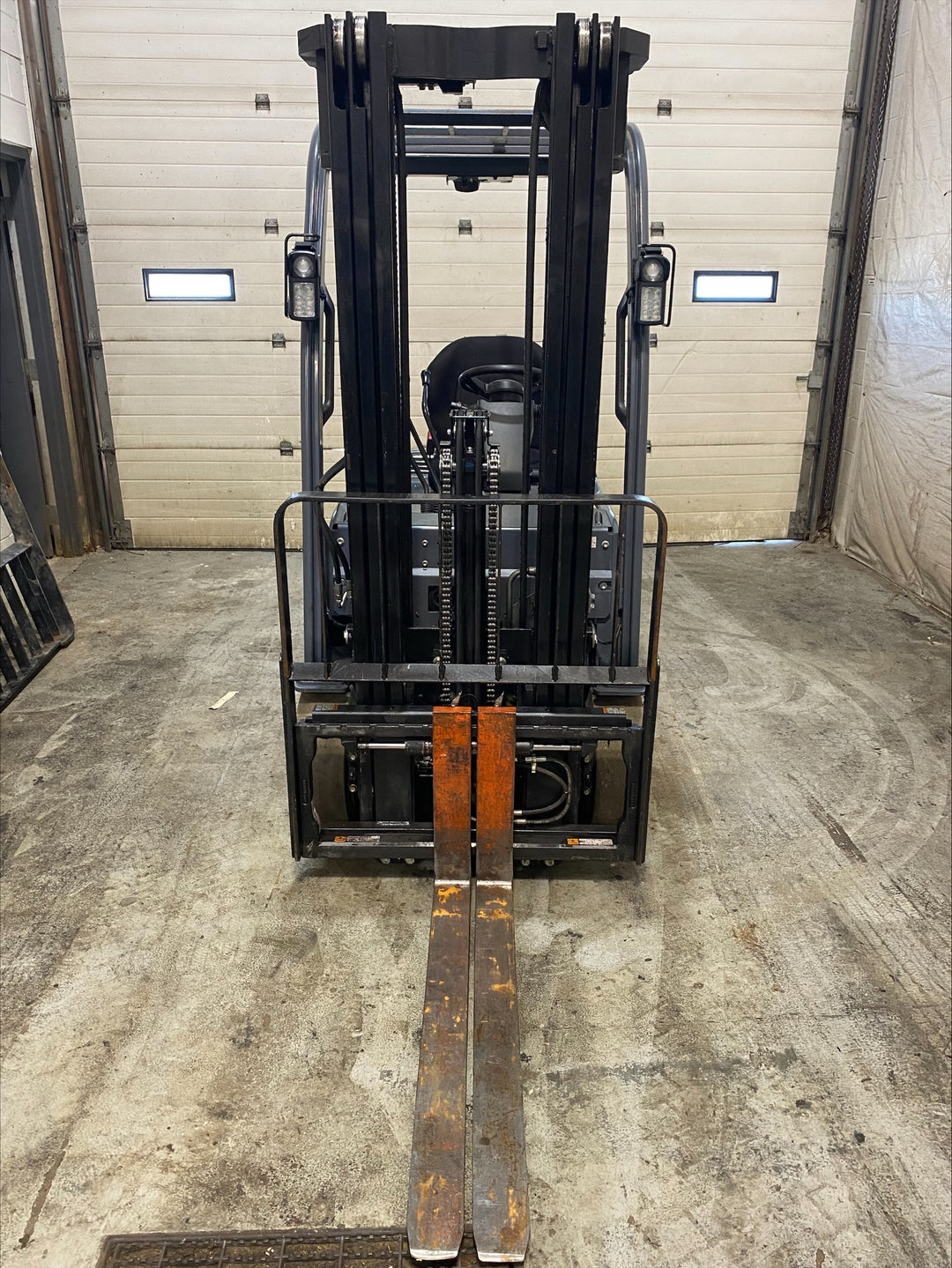 Used forklift for sale in Barrie | 2021 TOYOTA 3,500 LB 3-Wheel Electric Forklift | Model: 8FBE18U