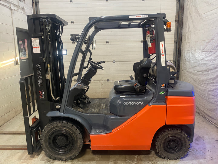 Used forklift for sale in Barrie | 2023 TOYOTA 5,000 LB IC Pneumatic Forklift | Model: 50-8FGU25