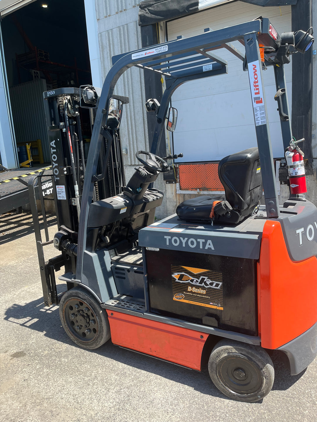 Used forklift for sale in Ottawa | 2021 TOYOTA 5,000 LB Electric Cushion Forklift | Model: 8FBCU25