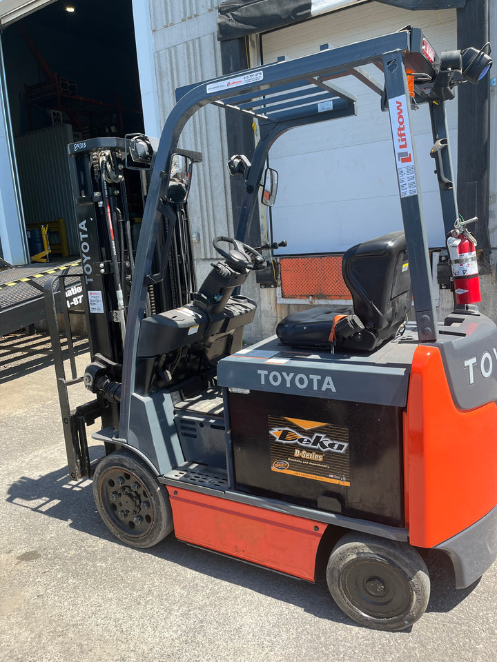 Used forklift for sale in Ottawa | 2021 TOYOTA 5,000 LB Electric Cushion Forklift | Model: 8FBCU25