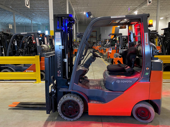 Used forklift for sale in Kitchener | 2021 TOYOTA 5,000 LB IC Cushion Forklift | Model: 8FGCU25