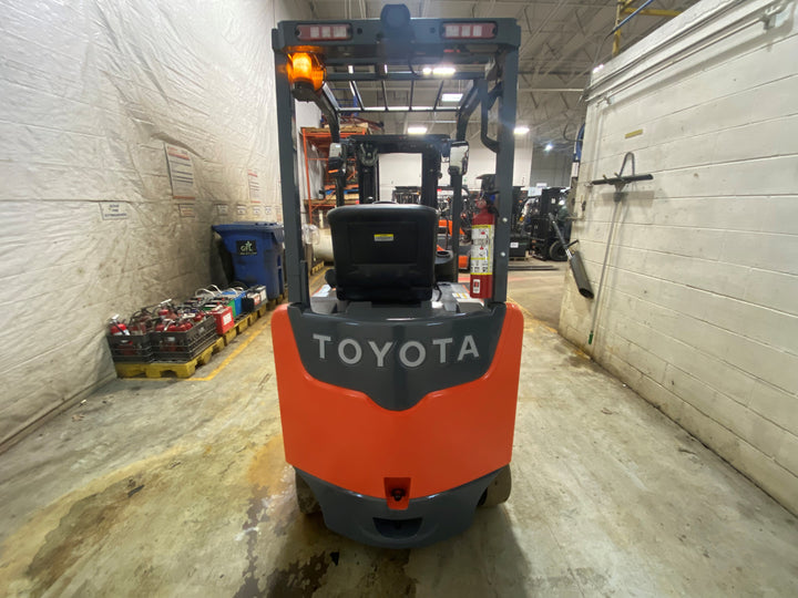 Used forklift for sale in Barrie | 2021 TOYOTA 5,000 LB Electric Cushion Forklift | Model: 8FBCU25
