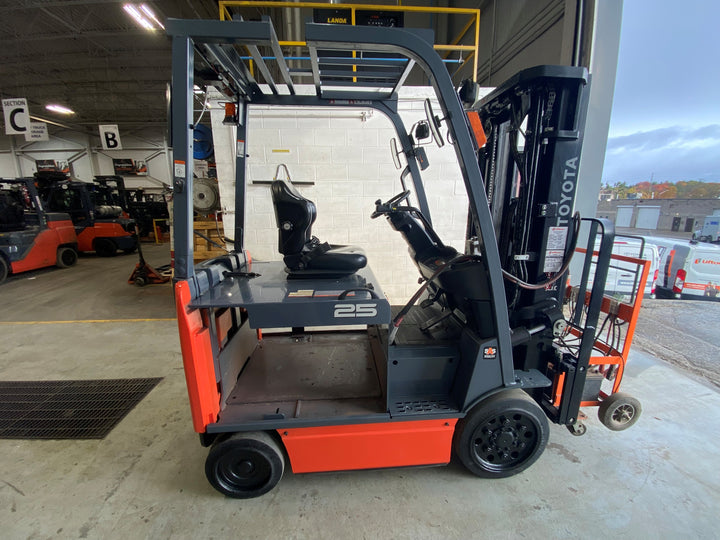 Used forklift for sale in Barrie | 2021 TOYOTA 5000 LB Electric Cushion Forklift Longbox | Model: 8FBCHU25