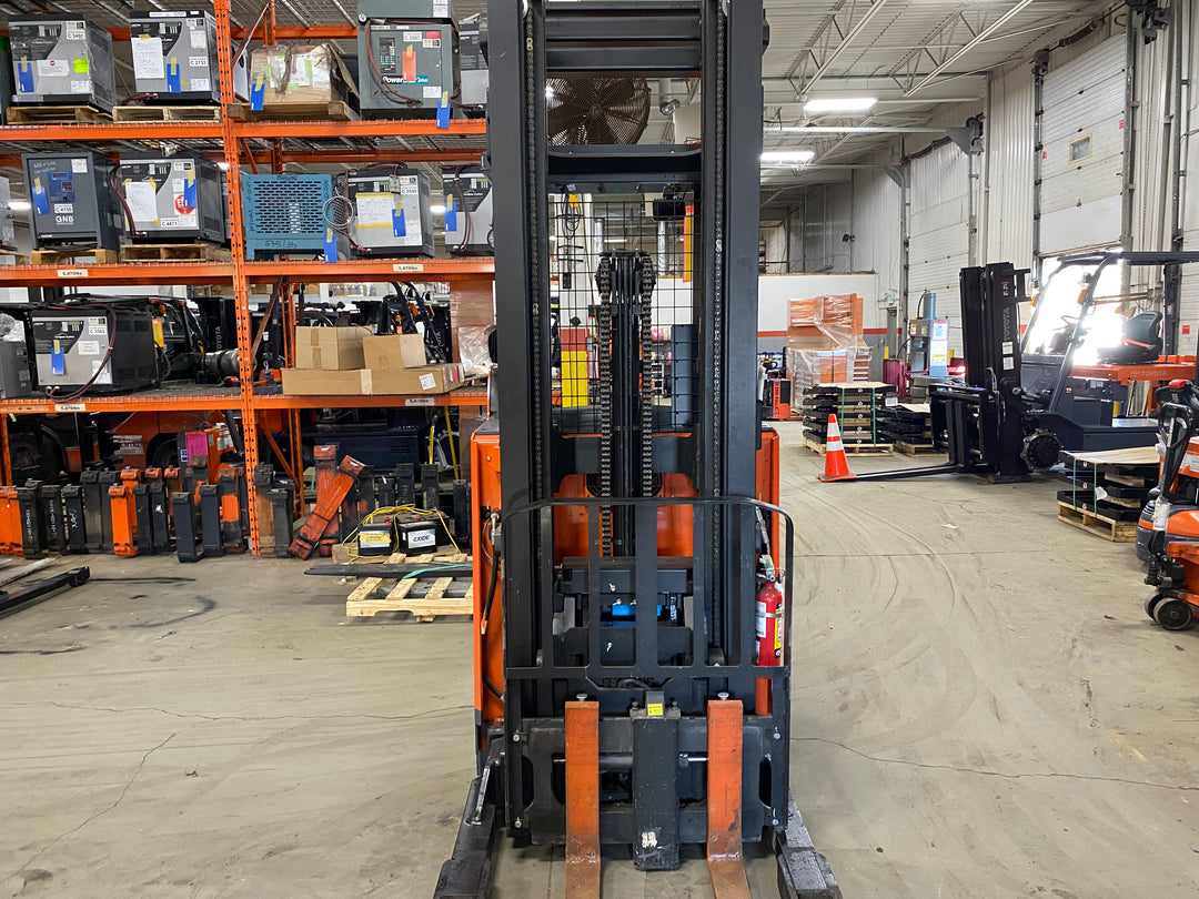 Used forklift for sale in Kitchener | 2019 TOYOTA 3,500 LB Electric Reach Truck | Model: 9BR183M241