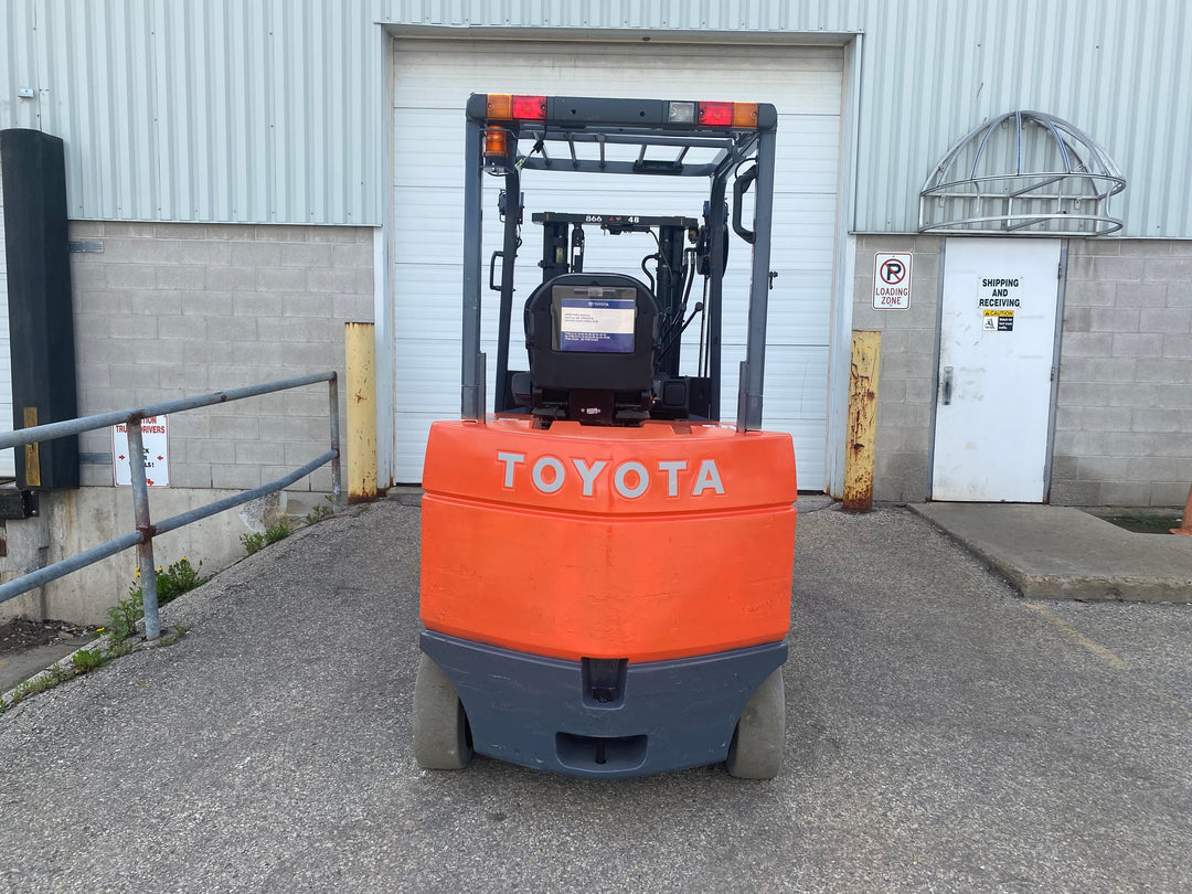 Used forklift for sale in Kitchener | 2018 TOYOTA 8000 LB Electric Cushion Forklift | Model: 7FBCU35