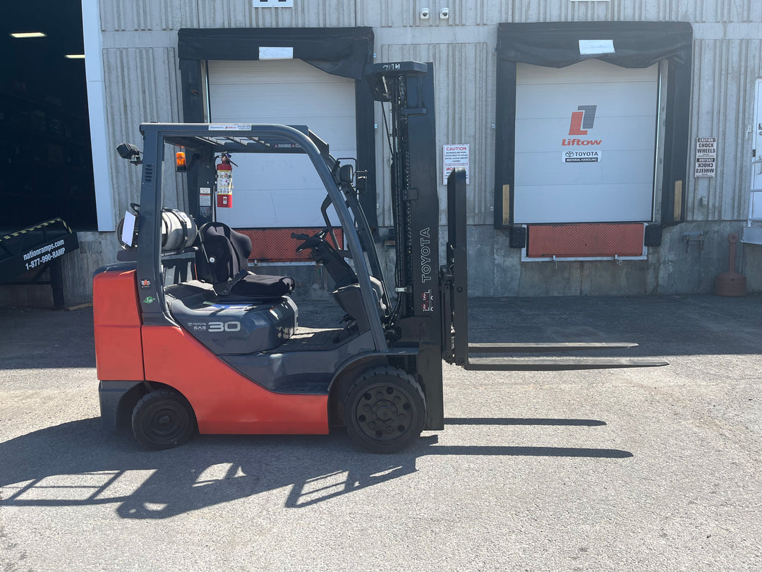 Used forklift for sale in Ottawa | 2019 TOYOTA 6,000 LB IC Cushion Forklift | Model: 8FGCU30