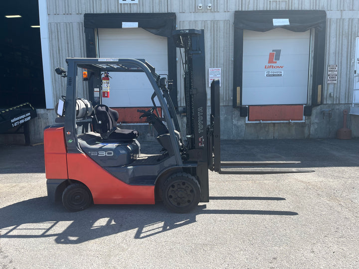 Used forklift for sale in Ottawa | 2019 TOYOTA 6,000 LB IC Cushion Forklift | Model: 8FGCU30