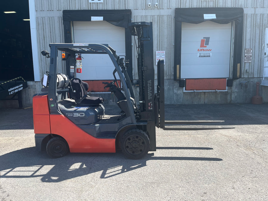 Used forklift for sale in Ottawa | 2019 TOYOTA 6,000 LB IC Cushion Forklift | Model: 8FGCU30