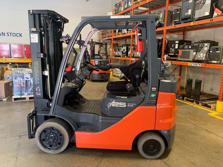 Used forklift for sale in Toronto | 2021 TOYOTA 5000 LB IC Cushion Forklift | Model: 8FGCU25