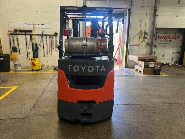 Used forklift for sale in Toronto | 2021 TOYOTA 5000 LB IC Cushion Forklift | Model: 8FGCU25
